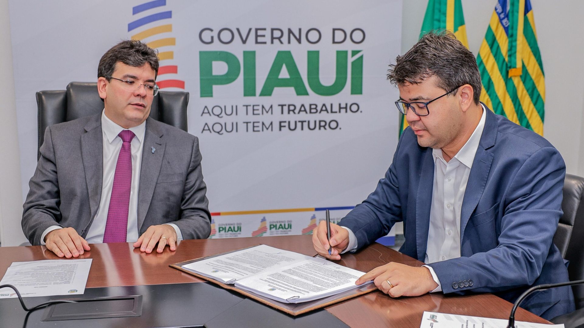 governador e Chico Lucaas